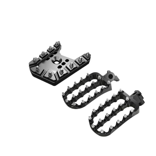 Repose-pieds et levier de frein Tenere 700 en alu noir CNC haute précision
