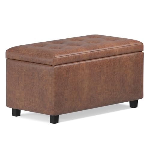 SIMPLIHOME Cosmopolitan Storage Ottoman