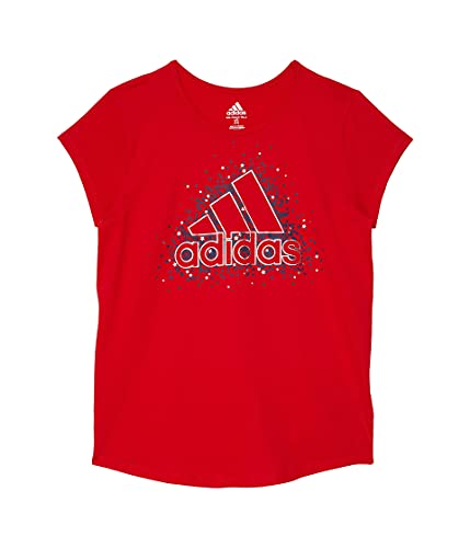 T-shirt adidas fille anti-frottement avec col rond dégagé confortable taille L