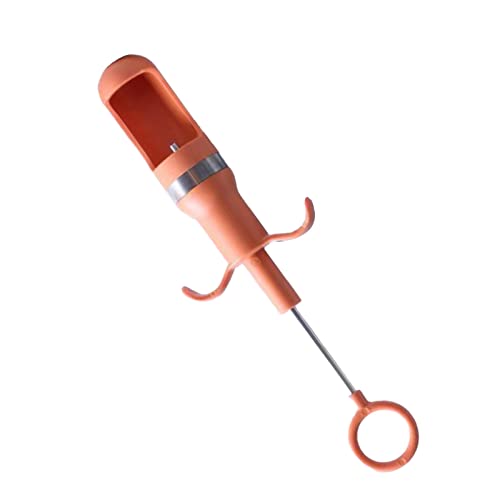 Picysa Jujube Corer, Deshuesador de Frutas de Alta Eficiencia, Material PP Seguro para una Fácil Extracción del Núcleo en Casa (Rojo Tamaño libre)