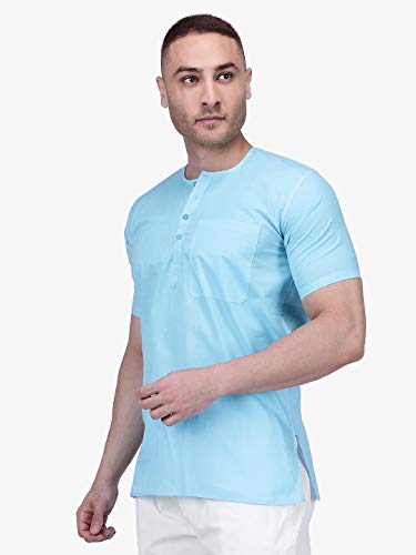 Image of Rajubhai Hargovindas Mens Casual Cotton Straight Kurta