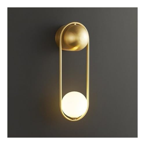 Applique murale ovale en verre blanc noir pour éclairer votre chevet de chambre