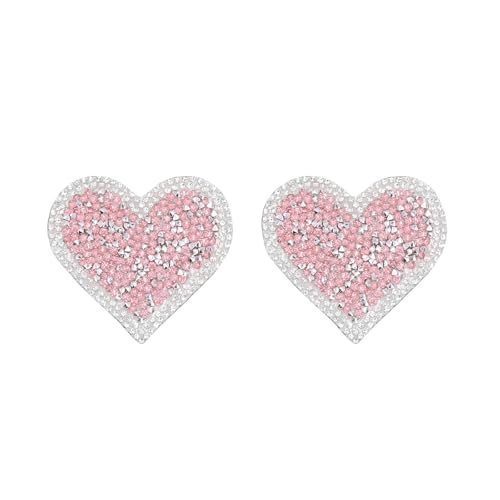 Image of ZGMYC Sparkly Rhinestones Metal Chain Nipple Cover with Tassel, Reusable Adhesive Pasties Sexy Bra Body Chain
