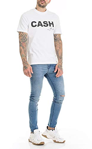 CALÇA JEANS PREMIUM DESTROYED SKINNY RASGADA OFFERT (40)