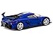 1:64 Scale Diecast Model Car Compatible with Koenigsegg Jesko Attack Blue Metallic Limited Edition by Tarmac T64G-TL052-BL