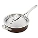 Anolon 83852 Nouvelle Copper Hard Anodized Nonstick Cookware Set / Pots and Pans Set - 11 Piece, Brown
