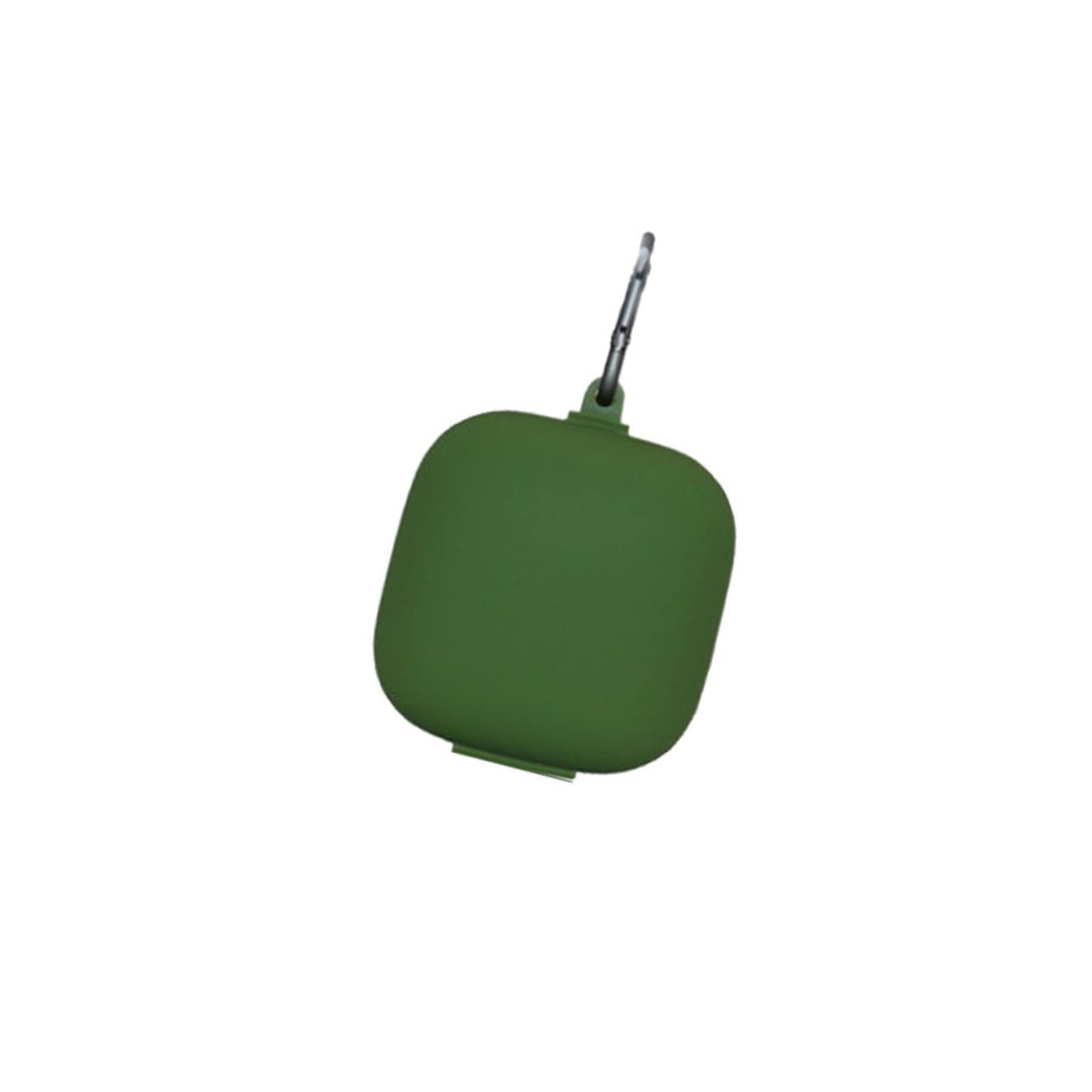 DOITOOL Estuche De Silicona para Auriculares (3 Unidades) Diseño De Hebilla Metálica Color Verde