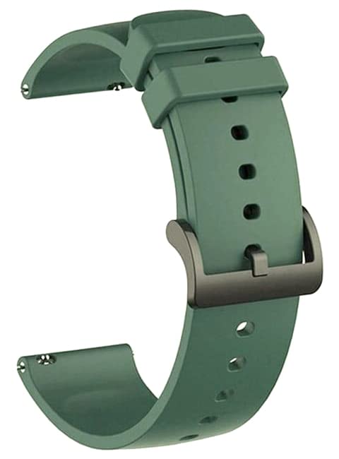 ZOVC Black Buckle Soft Silicone Strap (CHECK MODLE LIST)