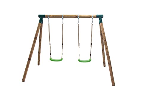 MASGAMES | Columpio de Madera Dos plazas KADI | Asientos Planos de...
