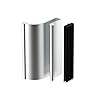 Glass Sliding Shower Door 3" Chrome Pull Handle for 3/16" and 1/4" Thick Swing Glass Shower Doors, fit Frameless Tub Enclosure and Frameless Sliding Shower Doors