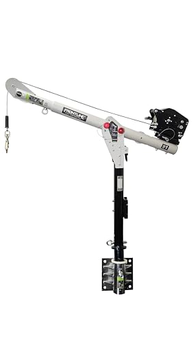 Confined Space Davit Arm System with Wall Mount + Winch image