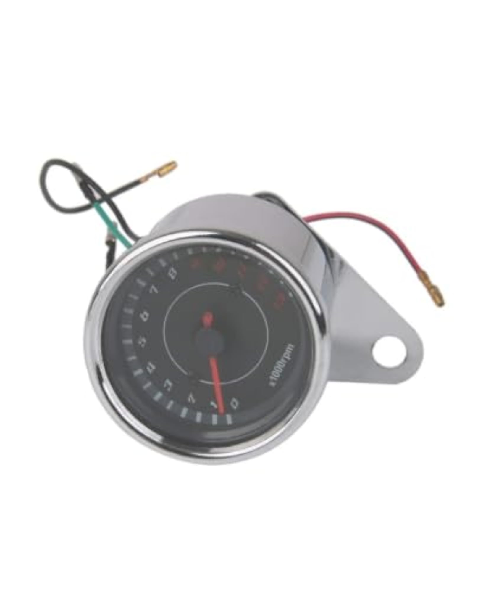 TorqueMoto Universal Motorcycle Analog Tachometer RPM Meter
