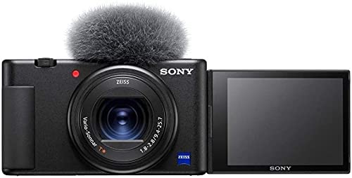 Sony Vlog camera ZV-1 | Digital Camera (Vari-angle Screen for Vlogging, 4K Video) ZV1BDI.EU - Black (Renewed)