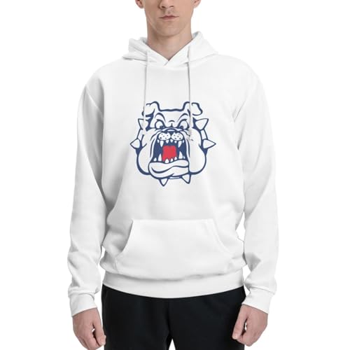 Fresno State Bulldogs Unisex-Adult Fleece Hoodie Sweatshirt2