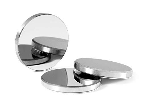 TEN-HIGH 3x Dm. 20 mm Reflexion Spiegel Reflektor Linse Molybdän (MO) für CO2 Laser Gravier- und Schneiden Maschine, Reflection Mirror, MEHRWEG Cover
