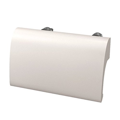 ToniTec - Tirador para puerta de balcón exterior de aluminio, modelo Oskar, incluye tornillos, color blanco Cover