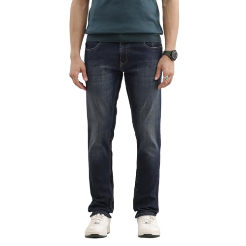 Image of WROGN Men's Relaxed Fit Jeans | Mid Rise | Jeans for Man