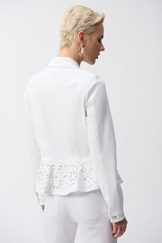 Women's Stretch Denim Peplum Jacket4