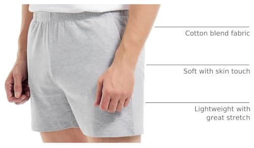 Image of AIMPACT Men's 4 inch Inseam Sleep & Lounge Pajama Shorts with Pockets