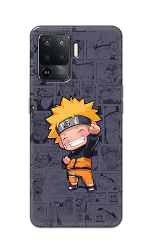 Image of PRINTFIDAA Printed Hard Back Cover Case for Oppo F19 Pro | Oppo A94 | Oppo Reno5 F | Reno 5 F Back Cover (Famous Anime Cartoon Character) -112