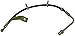 Dorman H620504 Rear Driver Side Brake Hydraulic Hose Compatible with Select Ford Models