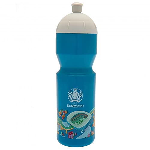 Botella Euro 2020 turquesa unisex juvenil de 800 ml para deporte