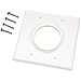 Midlite 2Gwh Double Gang Wireport (White)