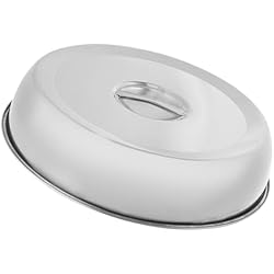 Cazuelas Para Servir Frijoles Zerodeko Cubierta De La Parrilla Pote De Frijol De Contenedor De Comida Caliente Cúpula Para Servir Cubiertas Para Platos Redondos Cazuela Cubierta Metálica Acero Inoxidable Alimento