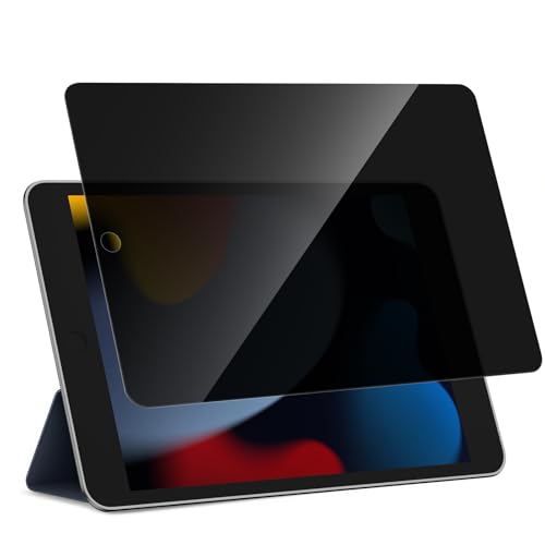 JSUSOU Privacy Screen Protector for iPad 9th Generation 10.2 Inch 2022, Private Tempered Glass Film...