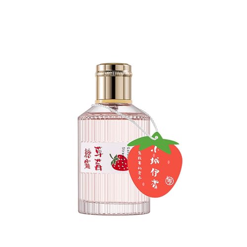 Romantic Perfume Watermelon Strawberry Fresh Fragrance Maiden Natural Lasting Student Eau de Toilette 1.7 Fl Oz (50ML, strawberry)
