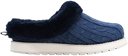 Skechers BOBS from Women's Keepsakes Ice Angel Slipper, Slate, 6.5 M US