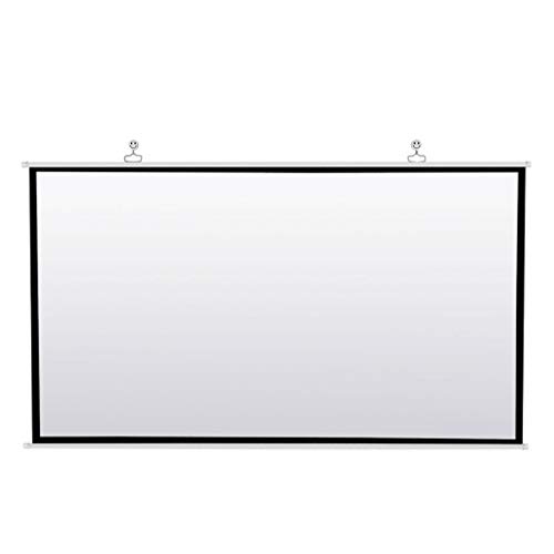Image of MVUYO Projector Screen for Home Theater White Foldable Anti-Crease Lights Weight and Portable(60 inch)
