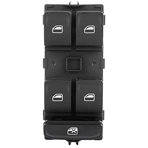 Car Window Switch, for Skoda Octavia 2013-2017 5ED959857 5E0959857 Electric Master Power Window Switch Push Button Switches Cover