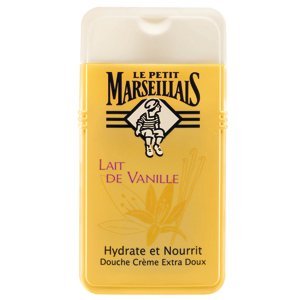 Le Petit Marseillais 3 Bottles of Body Wash Your Choice, French Shower Cream 6 Varieties 250ml (8.4oz) (Lait De Vanille (Vanilla Milk))