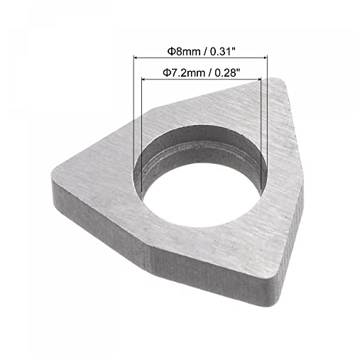 Image of uxcell Carbide Insert Seat Shim BW0803 Turning Tool Thread Lathe Shim Seats 10Pcs