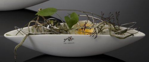 Sandra Rich Porzellanschale Porzellan Schale Konfektschale länglich...