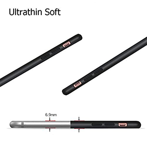 Image of Mobile Back Cover Case for Huawei Y6 Prime (2019) (Silicone Case|CameraProtection|Black SC1510)