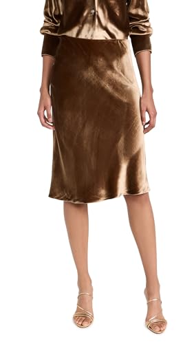 Jupe courte en velours femme Vince Velvet Short Slip Skirt style décontracté chic