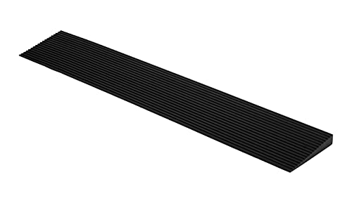 Cinnye 1.2'' Rise Solid Rubber Wheelchair Ramp,Threshold Ramp Used For Thresholds,Doorways And Bathroom (High:1.2 Inch(Pack Of 1)) #TOP16
