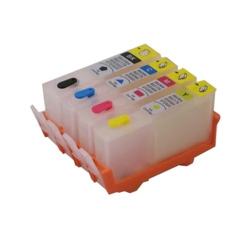 10�Z�b�g 4�F 178 178XL �l�ߑւ��\�C���N�J�[�g���b�W �`�b�v�t�� Photosmart B209a B210a Deskjet 3070A �v�����^�[�Ή�