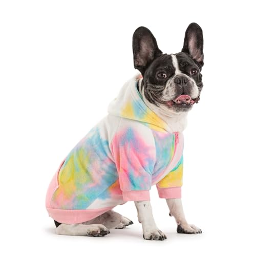 French Bulldog Clothes Dog Hoodie Sweatshirts with Pockets for Small Dogs Puppy Chihuahua Coat...