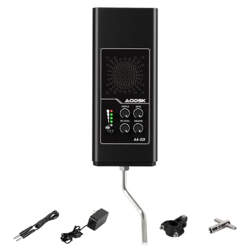 AODSK 20W Professional Electronic Drum Speaker with Bluetooth 5.0, Portable Practice Monitor Speaker...