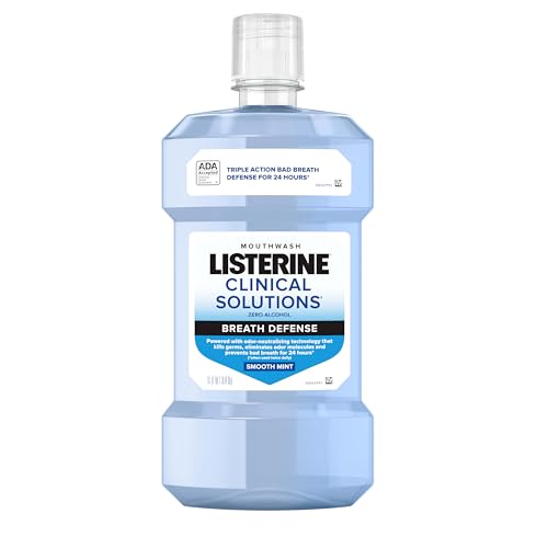 Listerine Clinical Solutions Breath Defense Mouthwash 1L