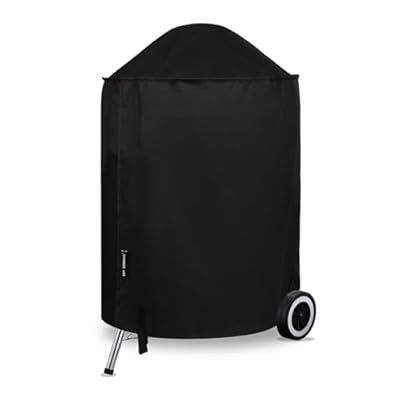 Suphomeware 22 Inch Grill Cover for Weber Kettle Charcoal, Waterproof and Heavy Duty BBQ Covers with Fade Resistant