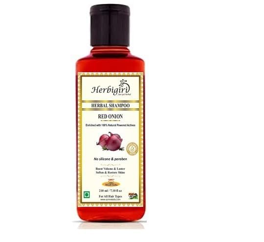 Herbal Ayurvedic Onion Shampoo for hair growth and hair fall control (210 ml)