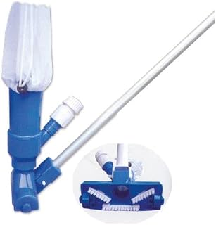 Kit Limpiafondos barredora Venturi para minipiscinas con Bolsa recogetodo. Incluye pértiga Desmontable 1,20 MTS