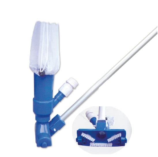 Venturi Sweeper Pool Cleaner Kit for Mini Pools with Bag - Includes Detachable Pole Pole 1.20 MT