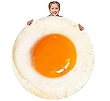 Alidamo Egg Blanket Throw Blanket Tortilla Wrap Blanket Soft Premium Microfiber Fleece Novelty Gifts for Adult Kids Teens 60 inch