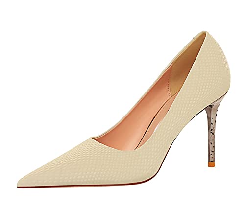 Hanfike Snake Pumps Damen Sexy Slip On Club Heels Cover