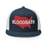 Cap Blood Bath trolling Embroidered hat :: RAF Collection Navy/White